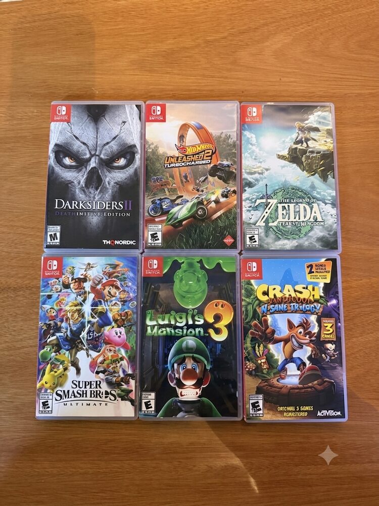 Pack de 6 juegos Nintendo Switch - Imagen 1